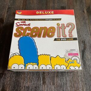 The Simpsons Scene It Deluxe Edition Board Game Trivia DVD Game Complete